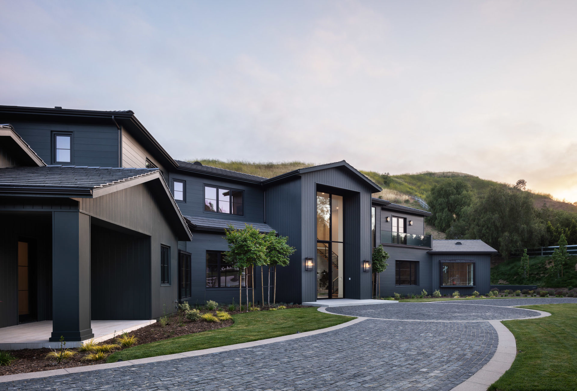 Curtain Wall — Hillside Residence