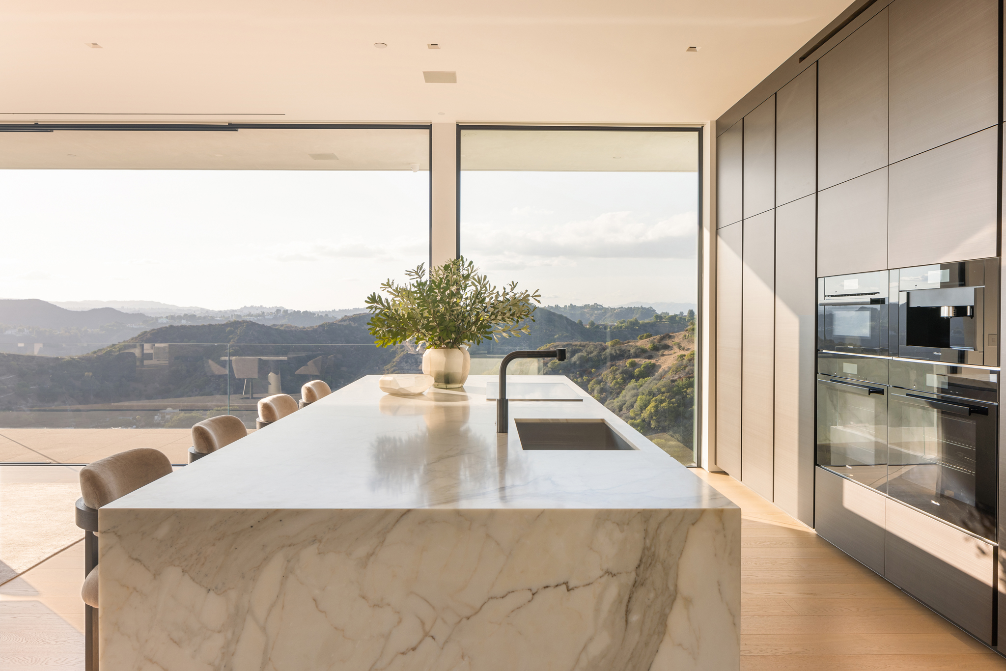 Styline Window Wall fixed glazing system with floor-to-ceiling glass panels and minimal 3/4 inch mullions