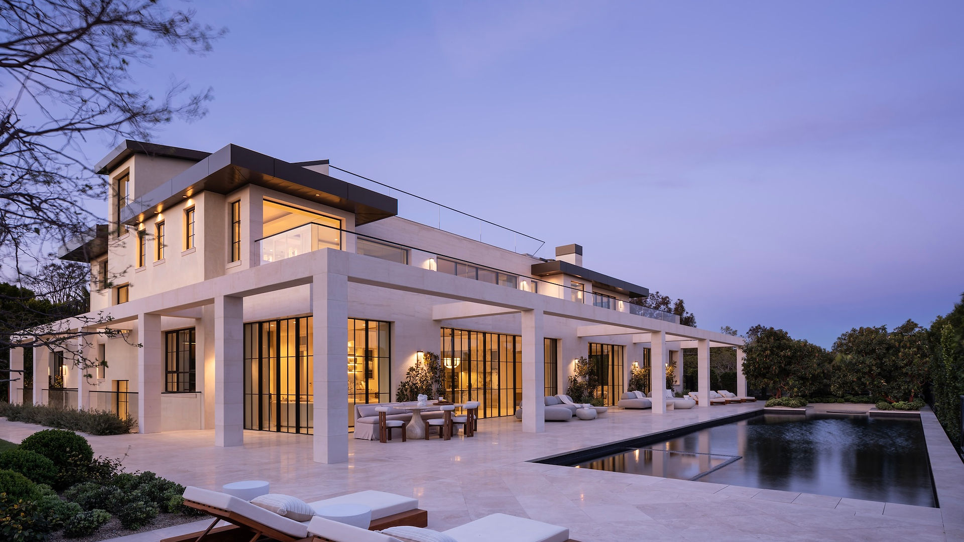 Steel Essence simulated steel windows and doors module by Styline with steel-look aluminum grids